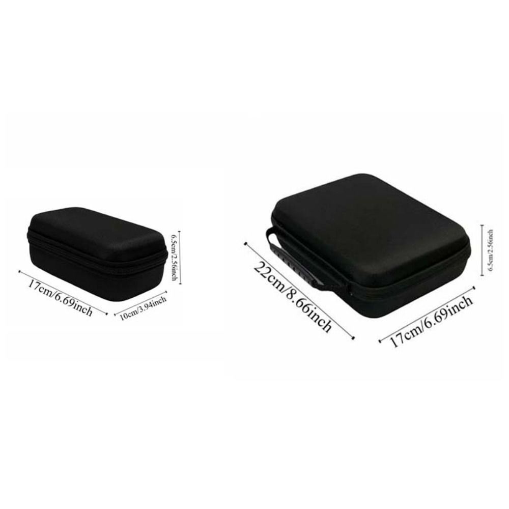 Portable 2/4 Slots Glasses Organizer Large Capacity Oxford Cloth Glasses Storage Box Anti-lost Anti-splash Water