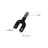 USB-C U-Shaped 3.5mm Headphone & Mic Splitter for Live Streaming