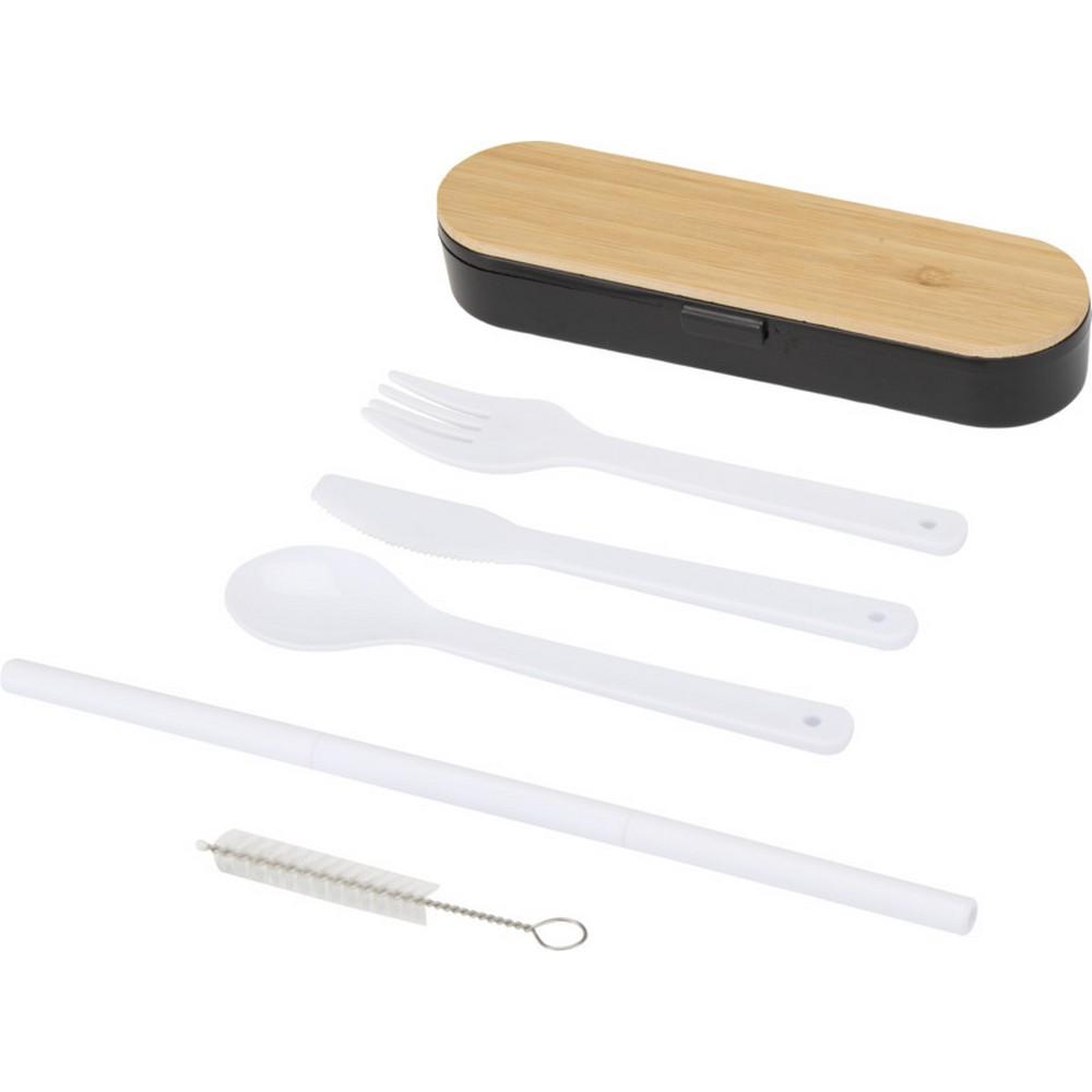 Floso Bamboo Lid Plain Cutlery Set