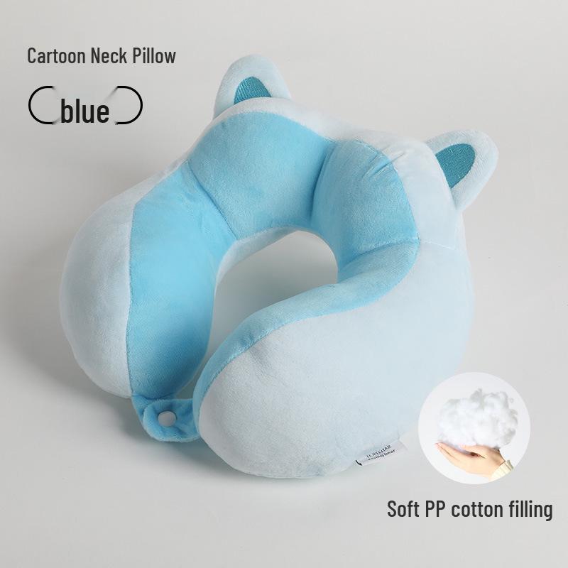 Animal Cartoon U-shaped Pillow - Cute Souvenir Gift for Kindergarten or Birthday