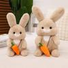 Cute Sitting Position Radish Rabbit Doll Plush Toy Cute Little Rabbit Doll Girls Holiday Gift Rag Doll