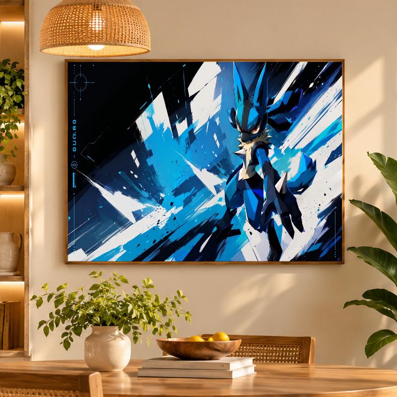 5D Diamond Painting Lucario DIY Full Drill Diamond Art Kit Home Decoration