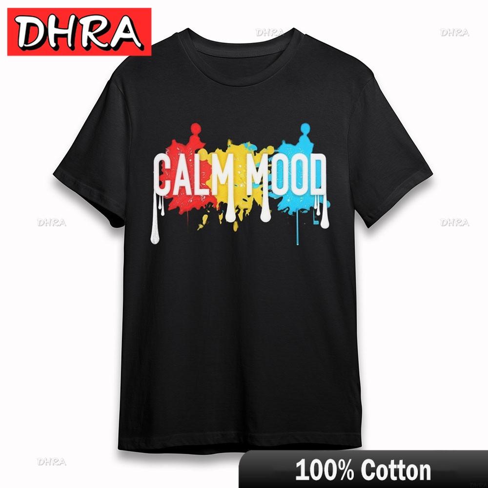 

Womens Comfy TShirt Color Splash Calm Mood Tee Short Cotton Black Oversize Tee Clothing for Vocation TShirt Femme Customized 4XL