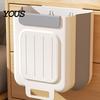 Wall Mounted Kitchen Bin Cabinet Trash Bin, Compact Hanging Garbage Can, Foldable Over The Door Space Saving Container for Bathroom Office And