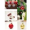 Jingle Bell Tabletop Artificial Christmas Tree Ribbon Bow Festive Party Supplies  Home