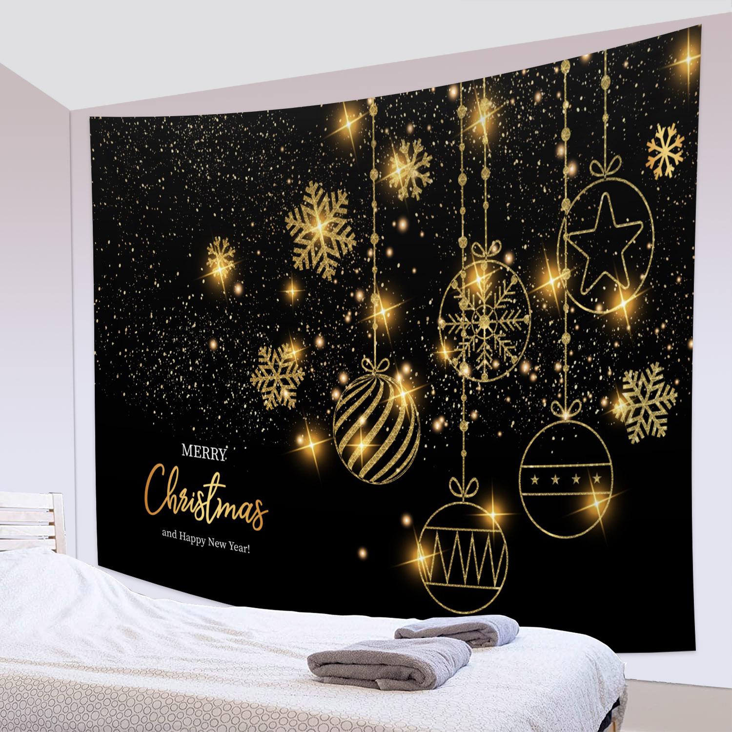 

Рождественские элементы Рождественские элементы Олени Снег Звезда Настенный гобелен Декор для комнаты Фон Ткань Домашний декор Гобелен 100x75cm