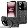 For OPPO Reno 12 Armor Shockproof Phone Case For Oppo Reno 12 Pro Anti-Fall Finger Ring Holder Magnetic Cover Capa Reno 12 Cases