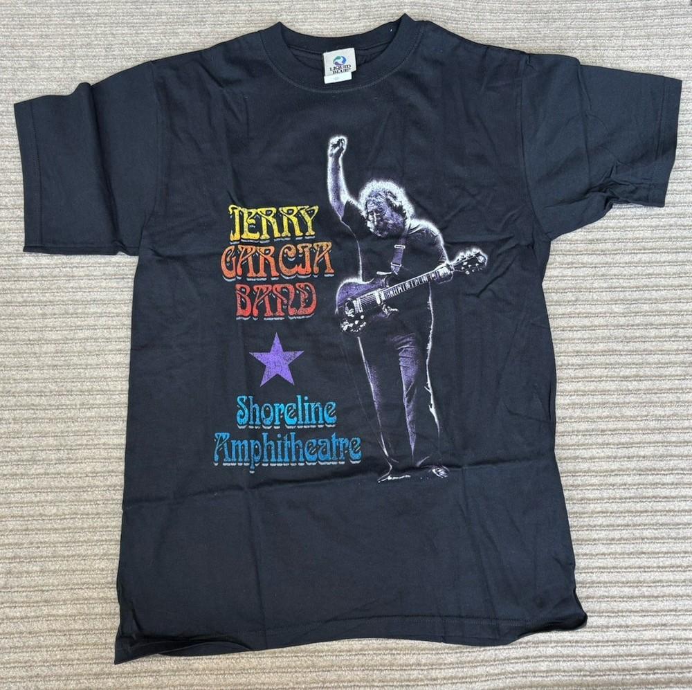 

Jerry Garcia Liquid Blue Shirt Mens Medium Shoreline Amphitheater Grateful Dead Unisex T-Shirt XXXL