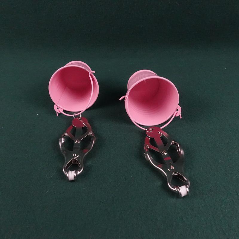 Heavy-Duty Butterfly Nipple and Clitoral Clamp Set for Intense Sensation