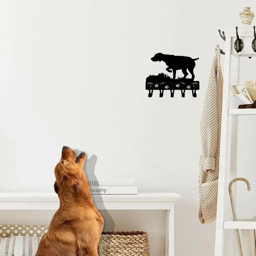 1 шт. Немецкая короткошерстная собака-пойнтер - 6 крючки для ключей и держатель — фото 6