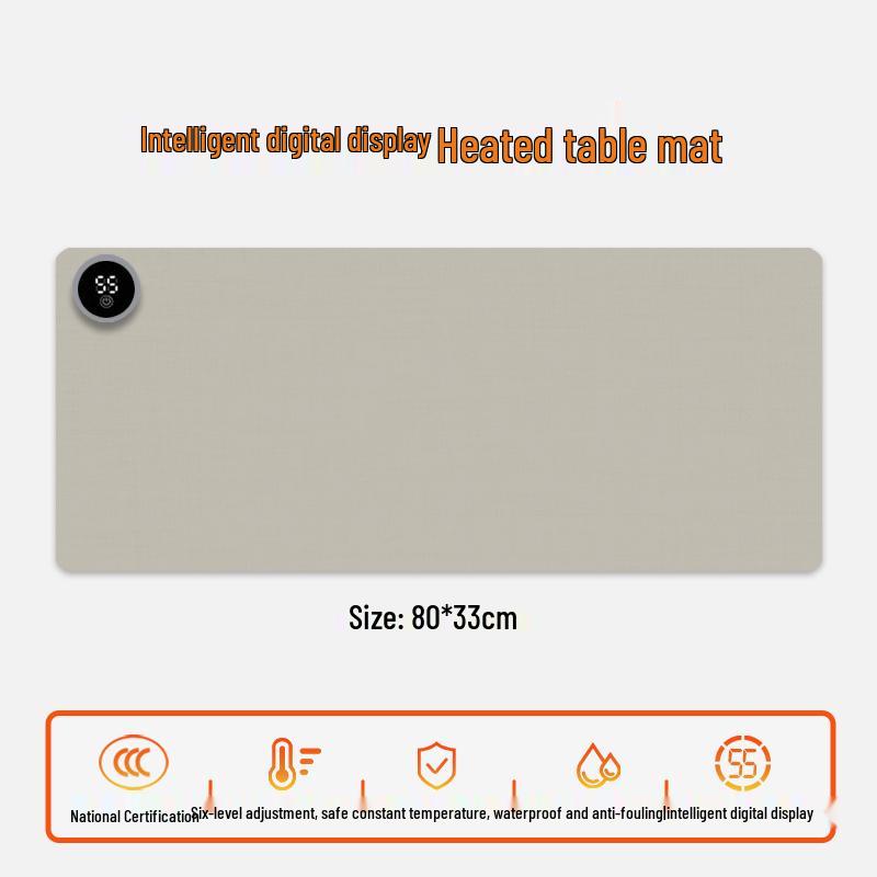 Electric Heating Desk Pad - Warm Mouse Pad for Office & Student Use