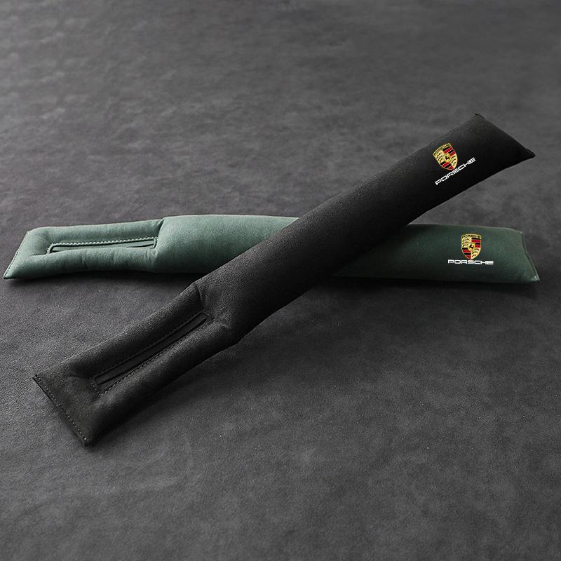 Suede Car Seat Gap Filler Leak Proof Plug Leakproof Strip For Porsche Cayenne Panamera Macan 911 Taycan Boxster Cayman 918 Pajun