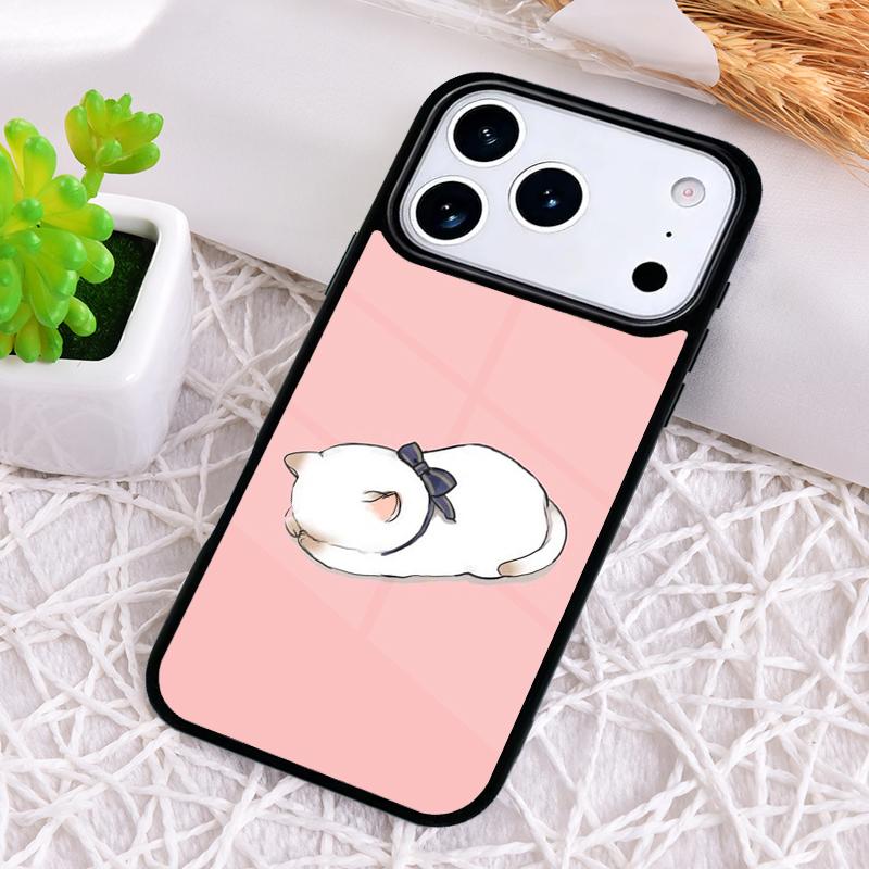 Cute Cartoon Chinchilla Phone Case for iPhone 17 Air 16 15 11 12 14 13 Pro Max Shockproof Cover