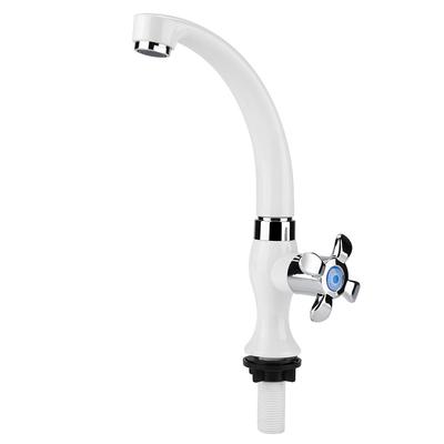 ABS Kunststof Enkele Koudwaterkraan Waterkraan Keukenaanrecht Badkamer Wastafel Accessoires G1/2(Bloesem)