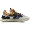 Li Ning 001 Antiscivolo e Traspirante Supporto Basse Scarpe Casual da Uomo Grigio Verde Viola AGCQ271-2