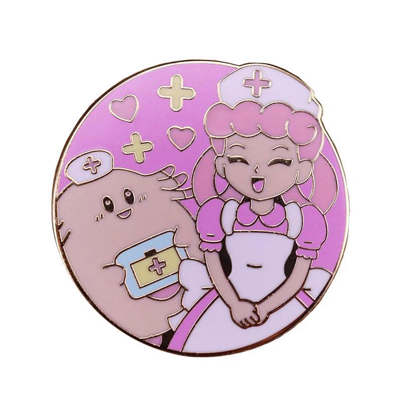 Anime Games Series Enamel Pins Collect Kawaii Spirit Metal Cartoon Brooch Backpack Hat Bag Collar Lapel Badges
