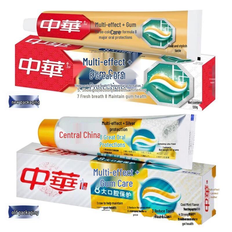 Zhonghua Multi-Effect Gum Care Fresh Mint Toothpaste (6x130g)