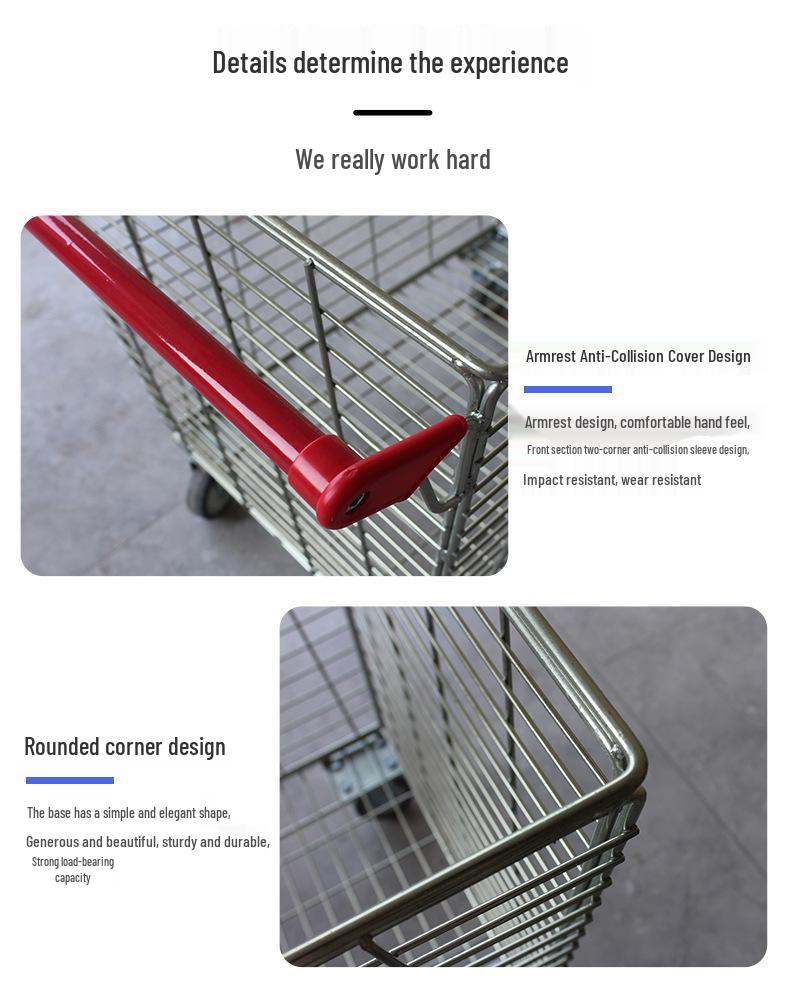Large Capacity 340L Shopping Trolley Hand Truck