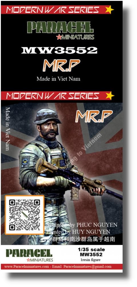 

Paracel Miniature Current Task Force 01 Captain P Resin Kit MW3552 1/35