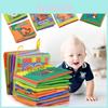 Vibrant Intelligence Development Cloth Bed Cognize Book Educational Toy For Babies