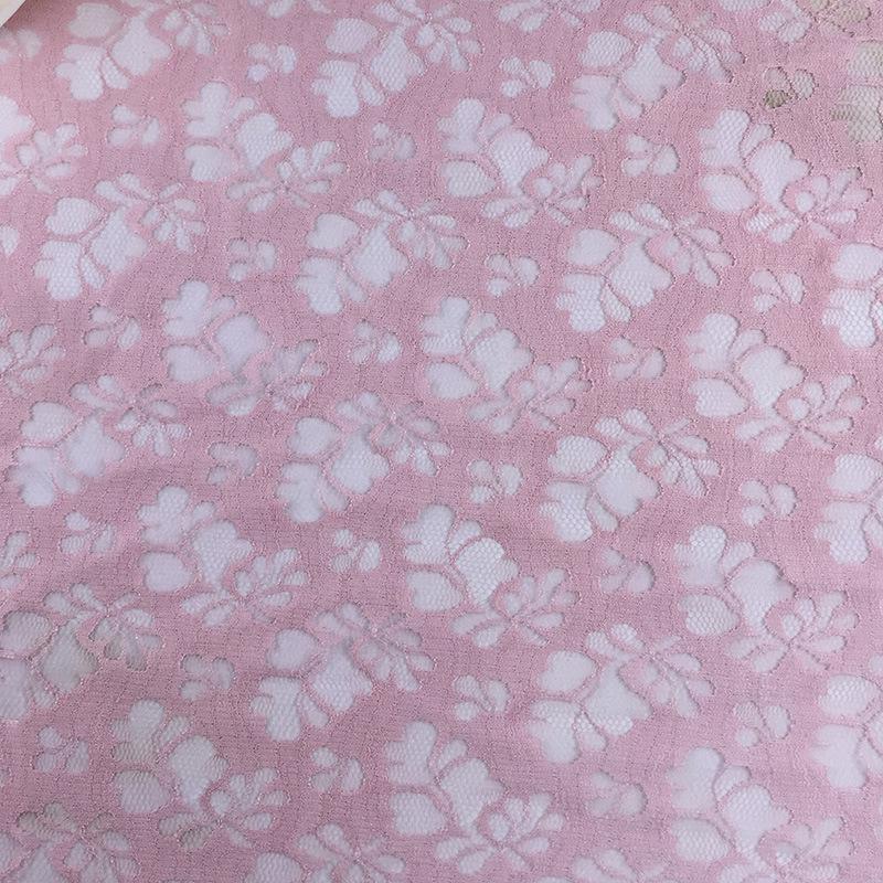 Spring/Summer Floral Lace Fabric for Women's Wedding and Evening Dresses, Cheongsams - Breathable & Non-Elastic Polyester.