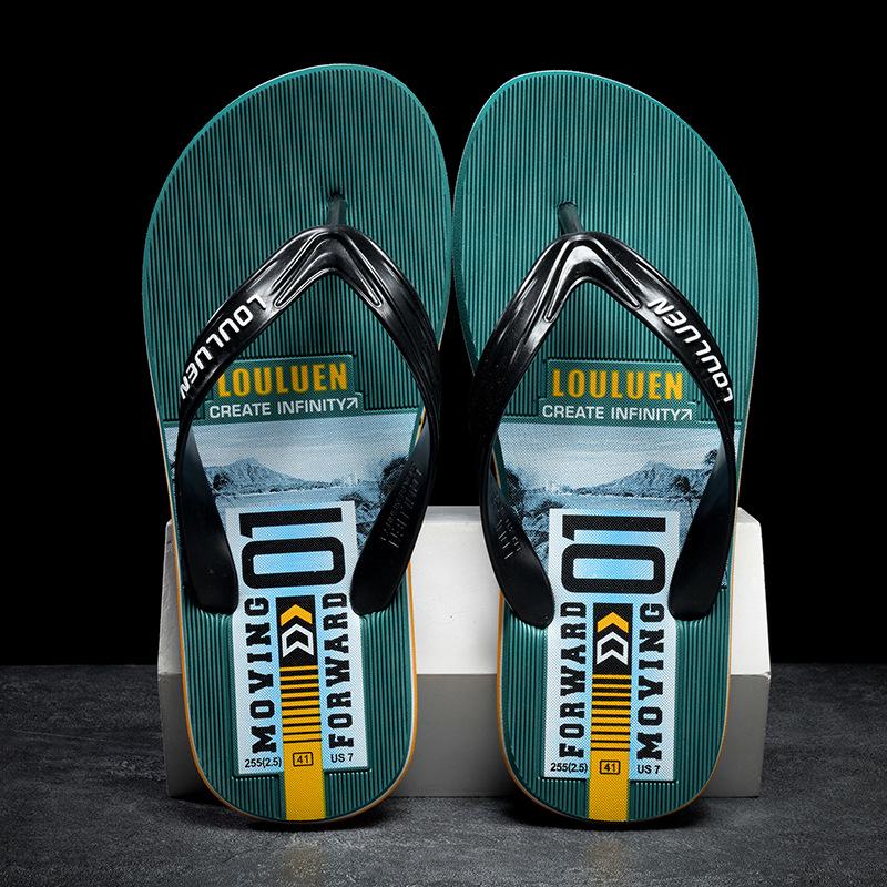 Men's Trendy Non-Slip Flip-Flops for Home and Beach - 2025 Summer Collection