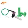 Motorcycle visual 1/4 Quick Turn Throttle Grips Settle twist gas throttle handle+980MM Throttle Cable Dirt Pit Bike Motocross Throttles 2