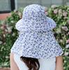 Women'S Sun Protection Visor Uv Protection Outdoor Work Hat Windproof Cycling Hat Tea Picking Hat