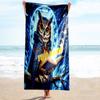 1PC Custom Name Owl Wisdom Beach Towel Highly Absorbent And Sand-Resistant Towel for Swimming, Pool, Yoga, And Travel Lightweight