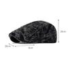 Autumn Winter Corduroy Beret Men Painter's Cap British Vintage Progressive Cap