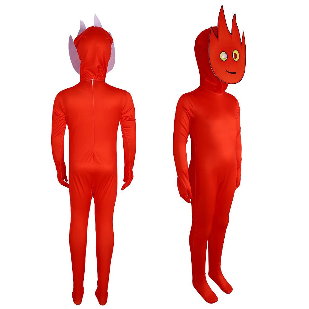 And Watergirl Fireboy Cosplays Costumes Full Body Game Performance Jumpsuit