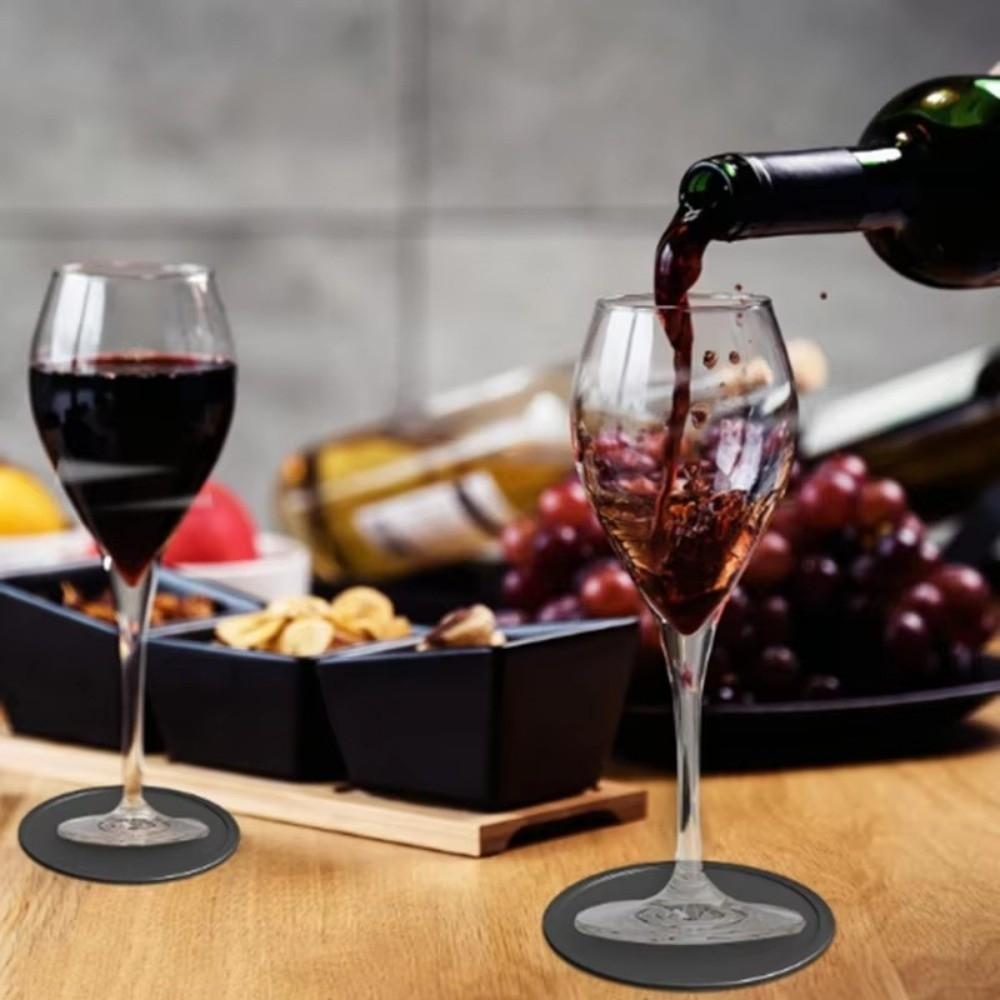 12Pcs Heat Resistant Drink Coasters 10cm Diameter Cup Mats Silicone Coasters  Home Use