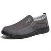Chaussures en toile pour homme - Confortables, à semelle plate, respirantes pour l'été, Chaussures de sport d'extérieur en toile pour homme