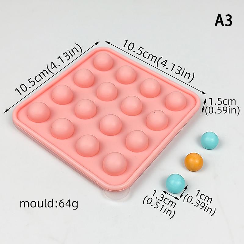 9/16/25/36 Gniazd Okrągłe Kulki Formy do Czekolady z Pokrywką Silikonowe Spożywcze Nieprzywierające Cukierki Ciasto Kostki Lodu Akcesoria do Pieczenia