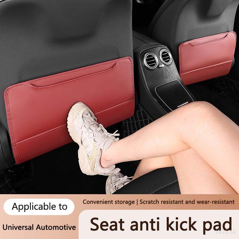 Car Storage Anti Kick Pad Protection Mat Seat Back Prevent Dirty For Benz AMG W204 W205 W203 W211 W212 W213 Accessories Stickers GZ3