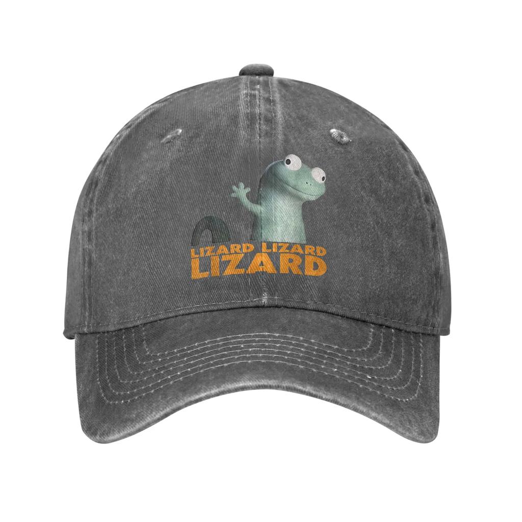 Baseball Cap Lizard Lizard Lizard Meme Summer Trendy Trucker Hat Women Men Print Hunting Camping Hot Sale Snapback Cap