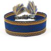 Ethnic Style Woven Bracelet with Embroidered Tassels - D Family DIY Promotion Wristband