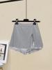 Lingerie Style Lace Hooded Sweatshirt And Midi Skirt Set For Casual Wear