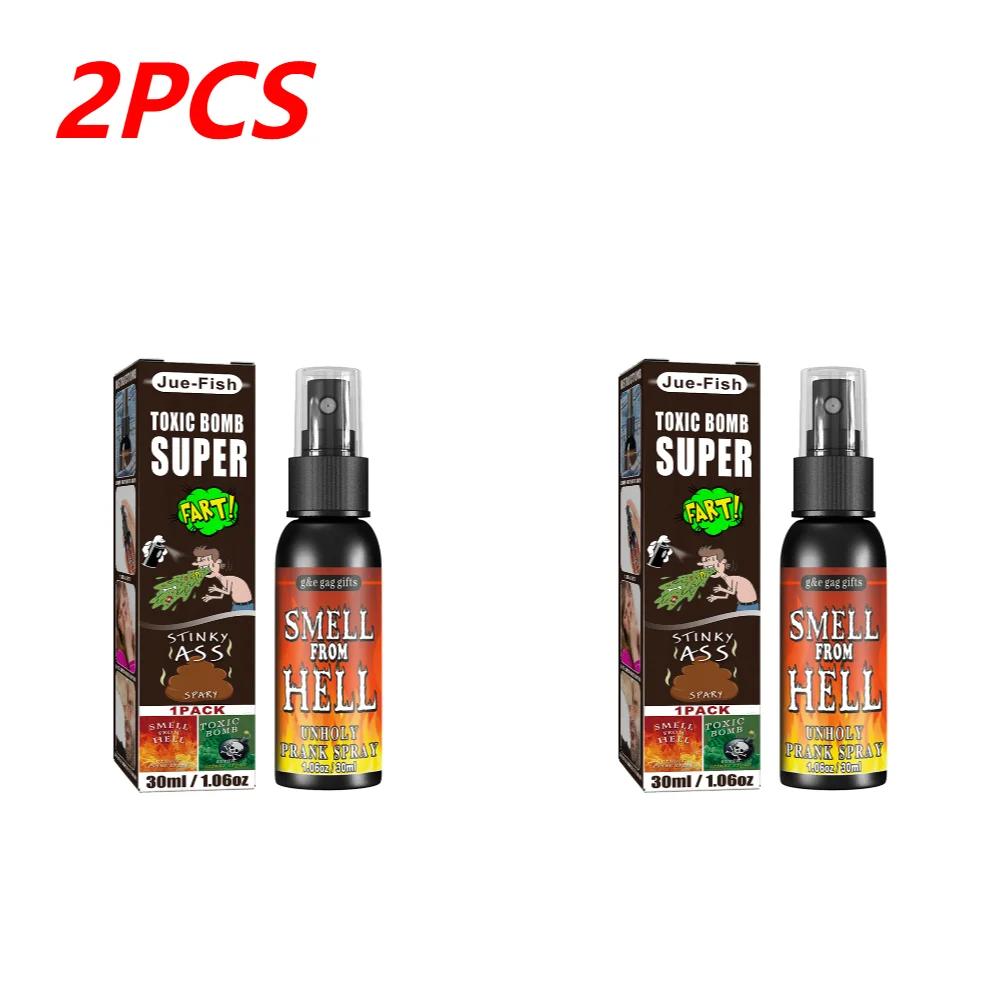 1/2/3PCS Fart Gag Spray Can Stink Bomb Ass-Smelly Stinky Gas Gag Prank Novelties Toys Halloween Party Supplies for Kids Adults