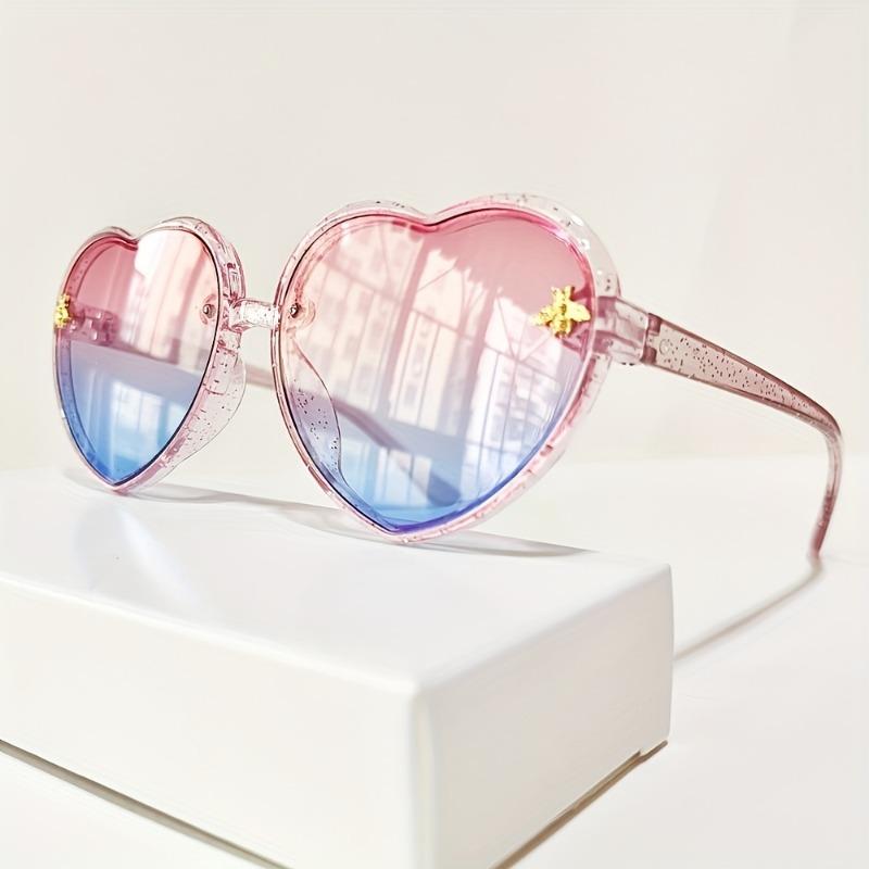 New Retro Love Frame Little Bee Youngsters's Decorative Glasses Fashion Youngsters's Glasses