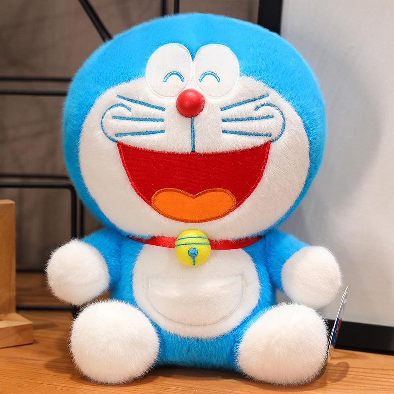 Cartoon Doraemon Kawaii Plush Toy Soft Stuffed Animal Doll Doll Anime Figures  Room Decoration Birthday Gifts for Girlfriend