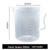 Bingyue 1000ml Plastic Graduated Measuring Beaker with Handle
