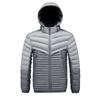 Rib Suit Cotton-padded Coat Men's Winter Removable Hat Casual Loose Thickened Solid Color Cotton-padded Jacket