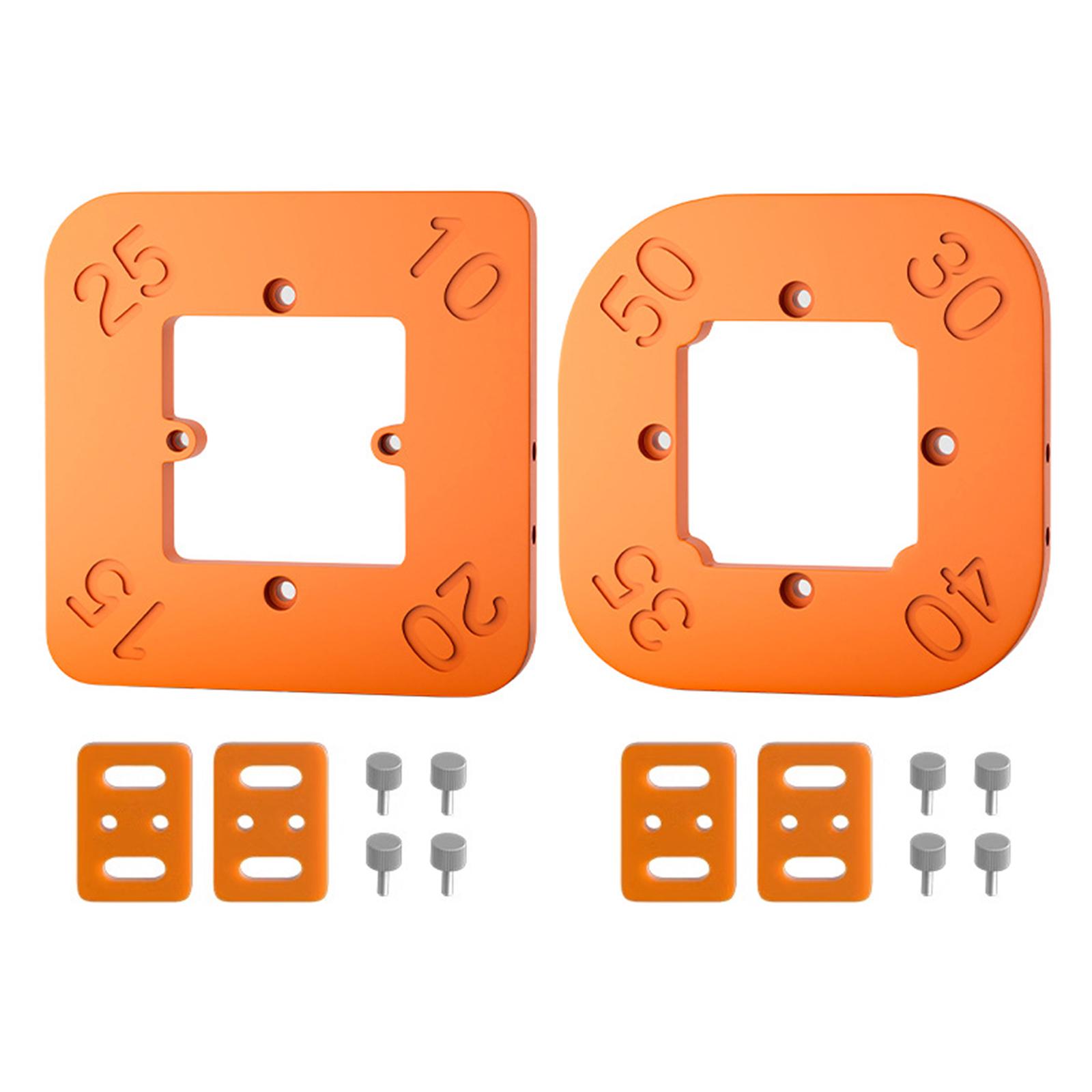 

2 шт. Деревообрабатывающий фрезерный шаблон R10-R50 Радиусный кондуктор Инструмент для вспомогательной резки по дуге Алюминиевый шаблон для фрезерования радиуса угла