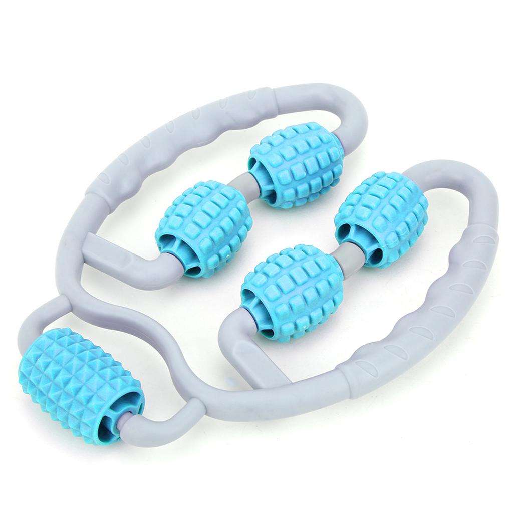 Clamp Leg Massager Handheld 360 Degree All Surrounded Massage Relax Calf Muscle Yoga Fitness Equipmentblue