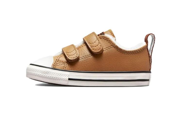 Converse Chuck Taylor All Star Easy On Comfortable Low Top Canvas Shoes Brown Infant And Toddler A03181C