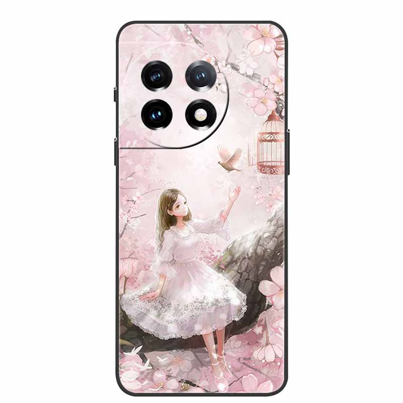 For One Plus 11 Case Marbled Granite Stone Texture Phone Cases for Oneplus 11R Shockproof Soft Cover on for Oneplus11 5G Silicon