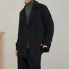 Men's Wool Trench Coat, Double-Sided, Mid-Length, High-End, New for Autumn/Winter.