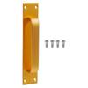 Balcony Glass Sliding Door Handle In Aluminum Alloy With Wooden Style Designed To Prevent Rust And Stability With Screws