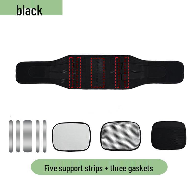 Elastic Lumbar Support Belt with Plate Support
